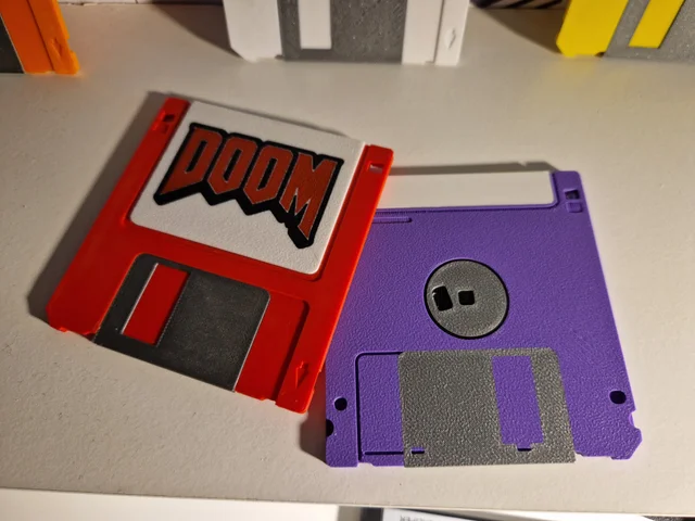 Posavasos - Disquetes videojuegos retro