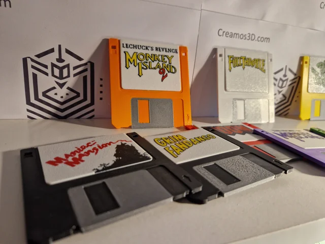 Posavasos - Disquetes videojuegos retro